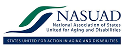 Logo: National Association of States United for Aging and Disabilities (NASUAD)