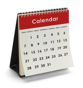 generic monthly calendar