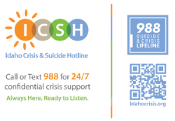 Logo: Idaho Crisis and Suicide Hotline (ICSH)
