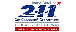 211 Idaho CareLine Logo